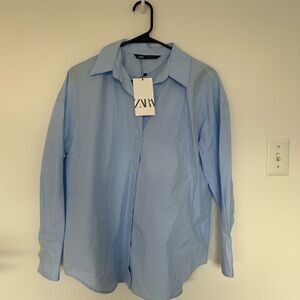 Zara Women’s Light Blue Shirt